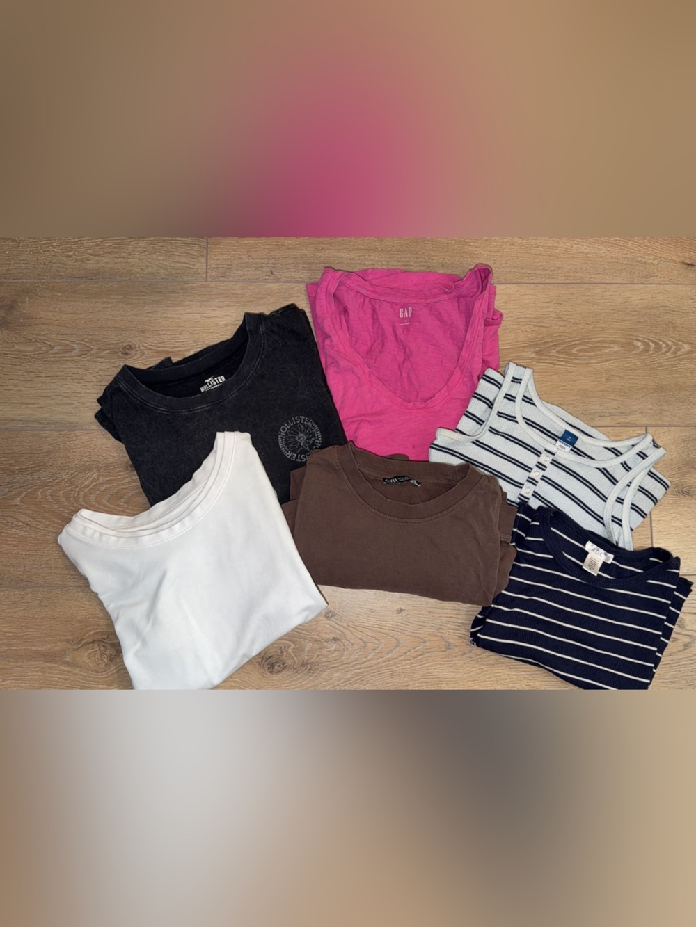 Women’s 6 Piece Casual Tops Bundle Old Navy Zara Hollister GAP Size M